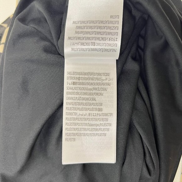 NWOT Farm Rio Cerrado Sky Tulle Midi Dress Long Sleeves Size XS Black and Cream - Picture 7 of 10